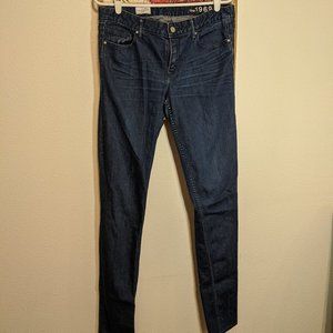 GAP 1969 Dark Skinny Jeans 30 Xlong/tall